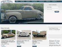 Tablet Screenshot of dreamcruiseclassics.com